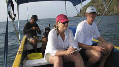 Dutch Guests Enjoying their Fishing Excursion